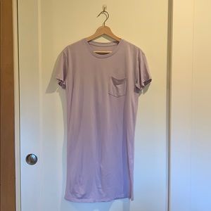 Everlane XS tshirt dress lilac NWOT